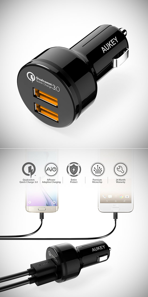Aukey CC-T8 Car Charger