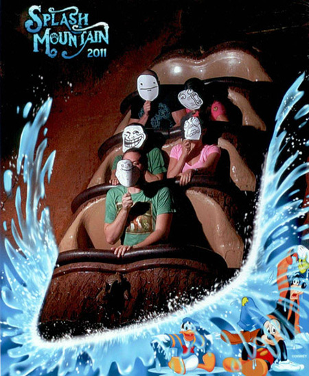 18 Funny Splash Mountain Photos That Were Cleverly Planned - TechEBlog
