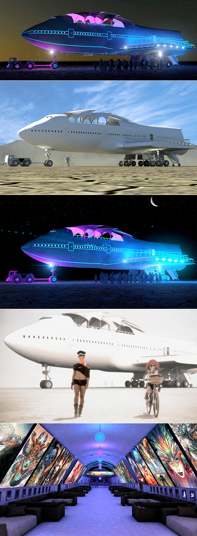 Burning Man 747