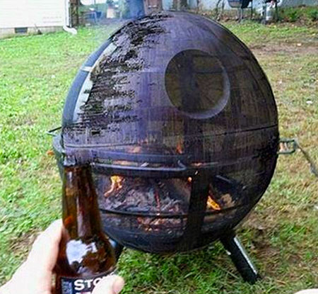 Awesome Homemade Death Star BBQ Grill - TechEBlog