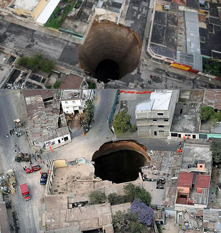 Sinkholes Pictures on Of The World S Largest And Deepest Sinkholes   Techeblog