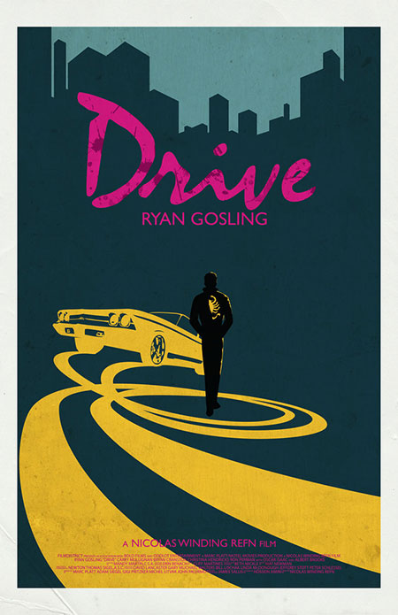 Minimalist Drive Movie Poster