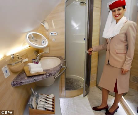 In addition to private cubicles, Emirates first class passengers will now 