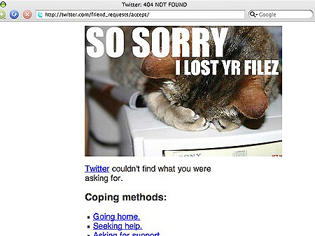funny error messages. Feature: Funny 404 Error
