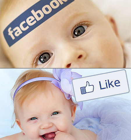 Facebook Baby Images on Couple Names Their Baby  Like  After Facebook Button   Techeblog