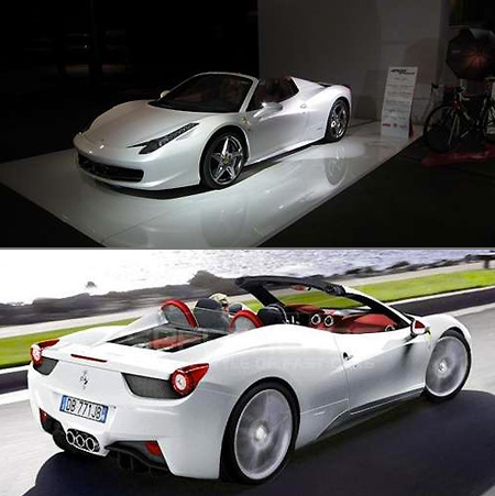 Ferrari has officially unveiled the 458 Spider and it comes complete with a 