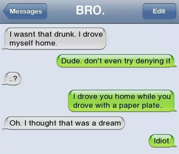 Funny Drunk Text