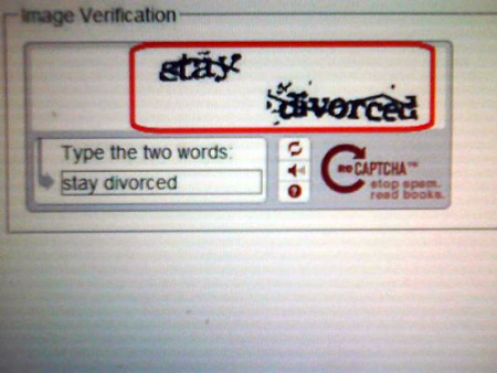 funny messages. 12 Funny CAPTCHA Messages