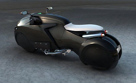 Futuristic Motorcycle