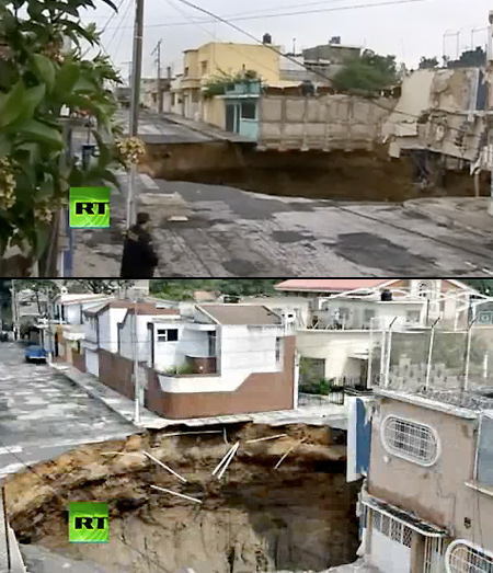 Now that you've seen the Guatemala sinkhole 2010 images, RT provides us with 