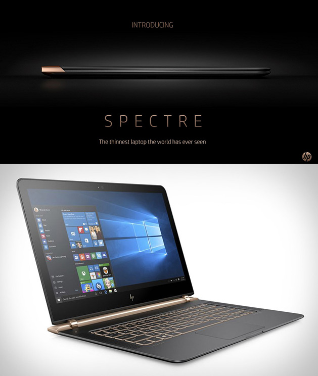 HP Spectre World's Thinnest Laptop