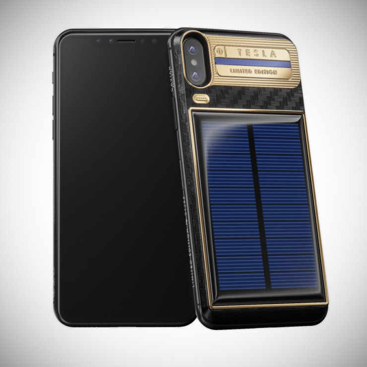 iPhone X Tesla Solar