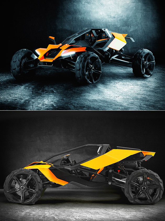 When Supercar Meets Off-Road Dune Buggy, You Get the Sleek KTM AX