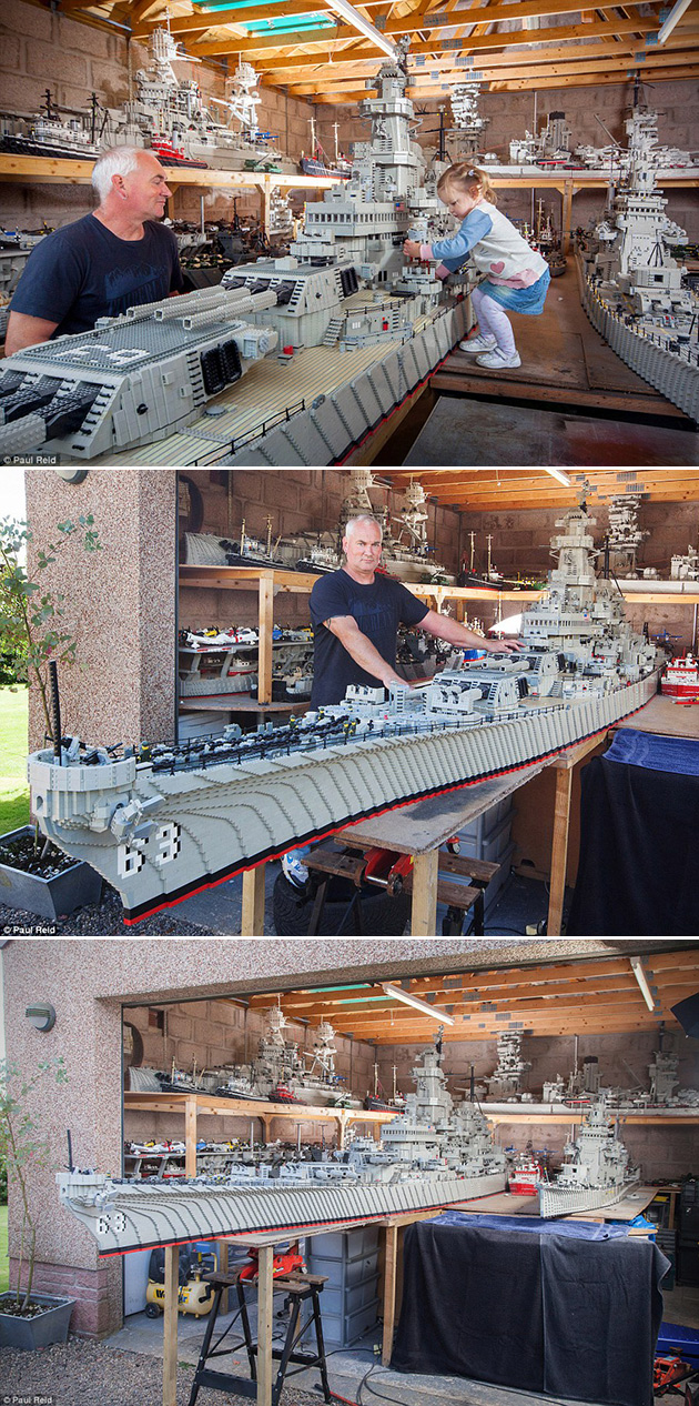 Largest LEGO Warship