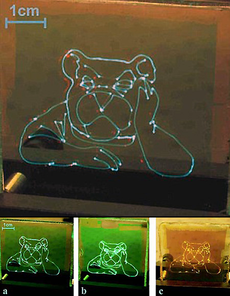 laser video display