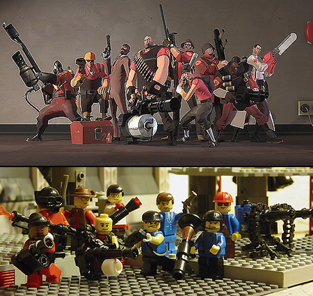 PICTURES LEGO Meets Team Fortress 2 TechEBlog