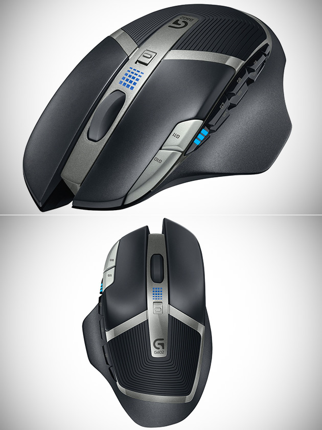 logitech g602 gaming wireless mouse with 250 hour battery life