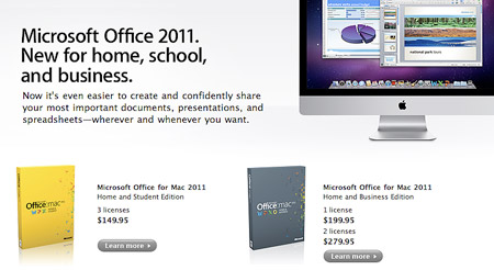 Office for home and business mac 2011