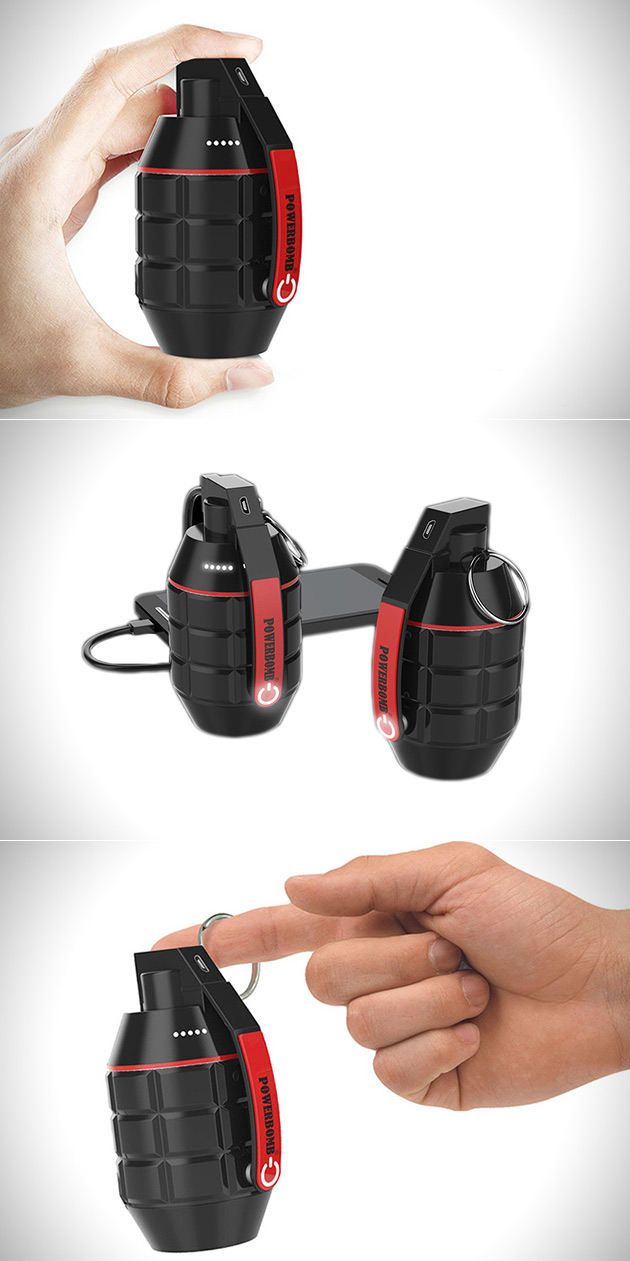 PowerBomb Gadget Charger Grenade