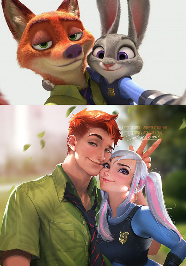Real Nick and Judy