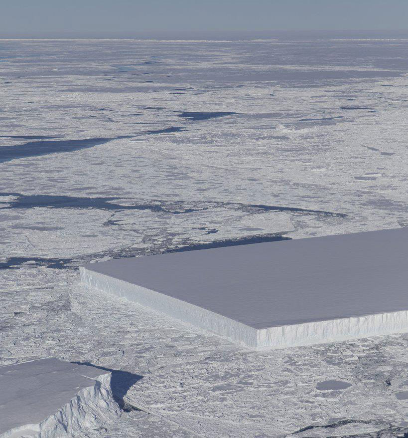 Rectangular Iceberg NASA