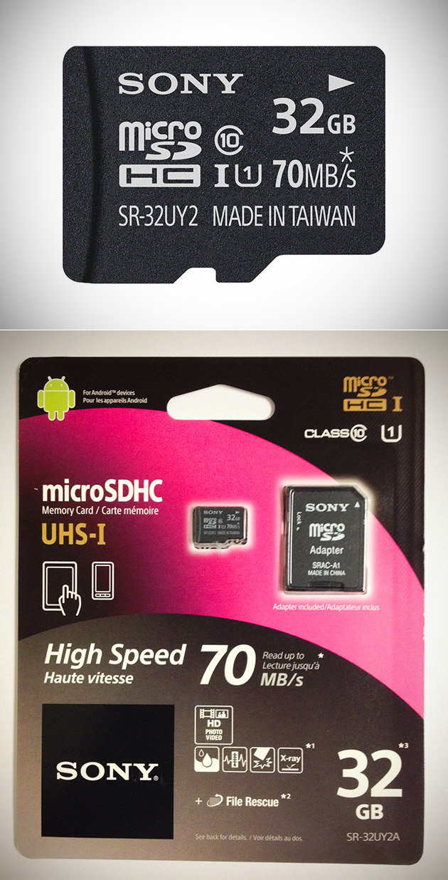 Sony 32GB microSDHC