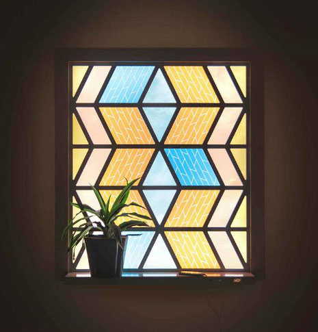 Stained Glass Solar Panel