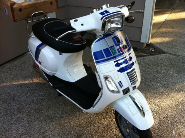 R2-D2 Vespa Scooter