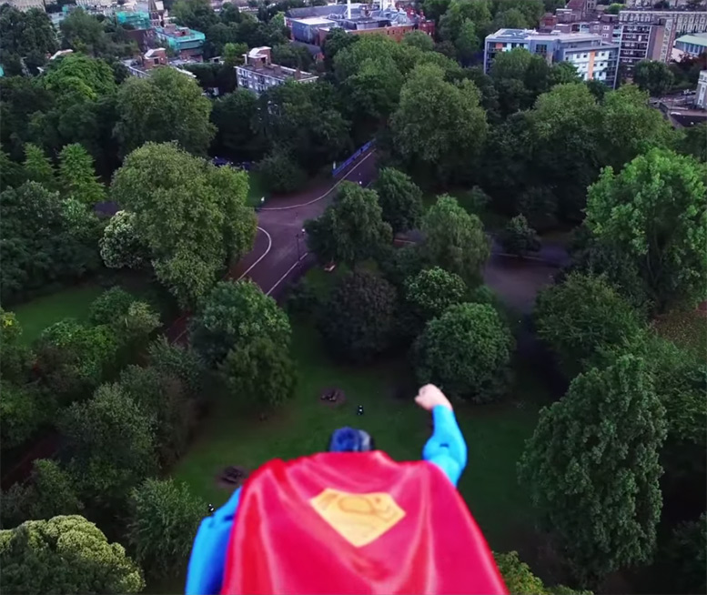 Superman Drone