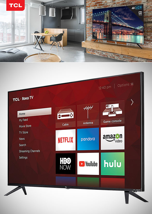 Dont Pay 800 Get Tcls 55r617 55 4k Ultra Hd Roku Smart Led Tv For