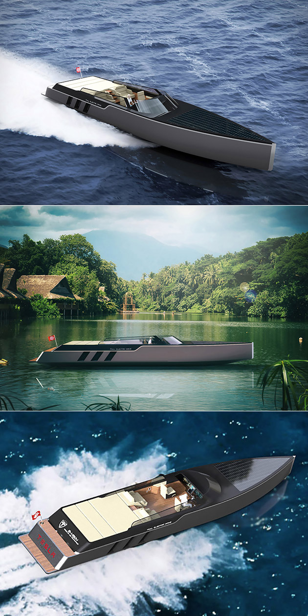 Tesla E-Vision GT Boat