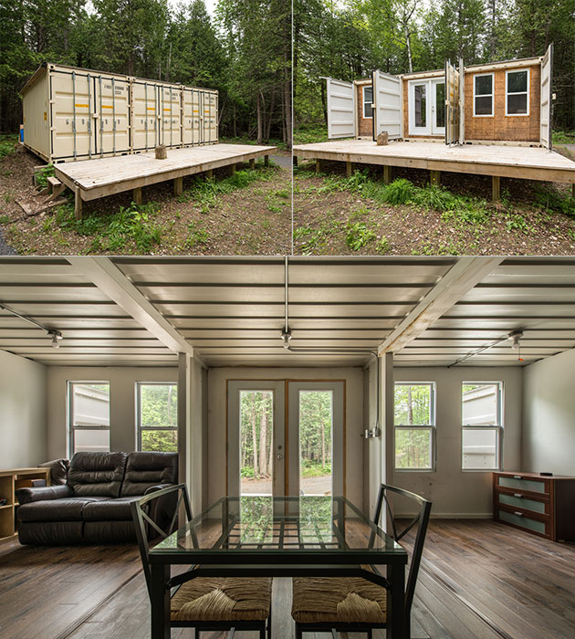 Three Shipping Container Home