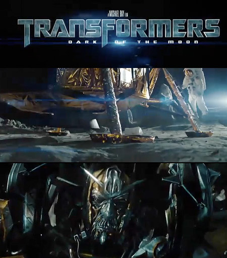 The first Transformers: Dark of the Moon trailer has been released, 