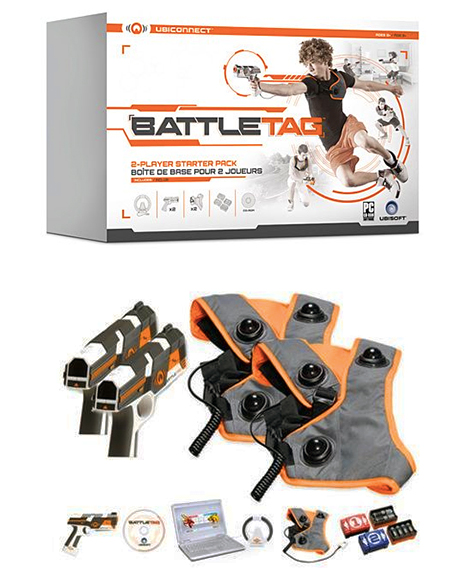 Ubisoft Battle Tag Blocks For Laser Tag Game player and ammo 