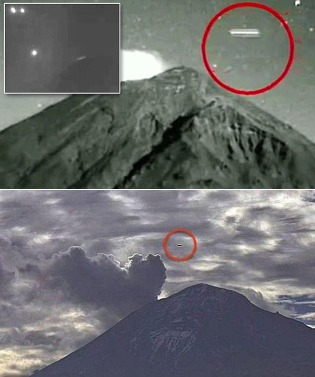 UFO Mexico Volcano