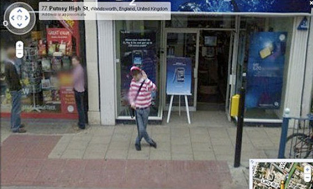 google maps funny street view. has been spotted by Google