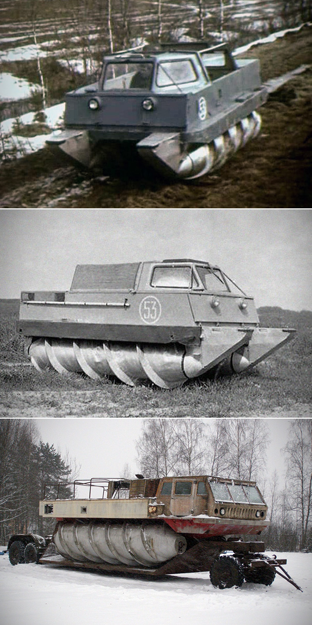 Russian Screw-Propelled Vehicle