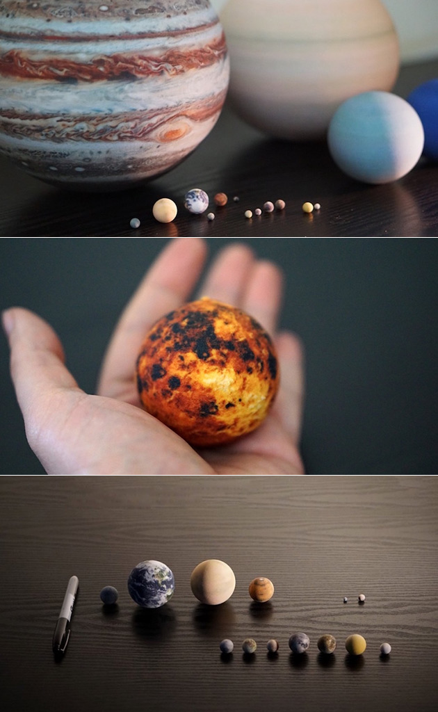3D-Printed Solar System