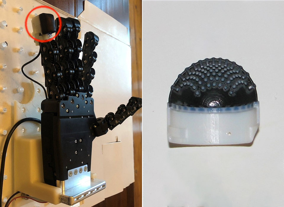 3D-Printing Human Skin Fingerip Robot