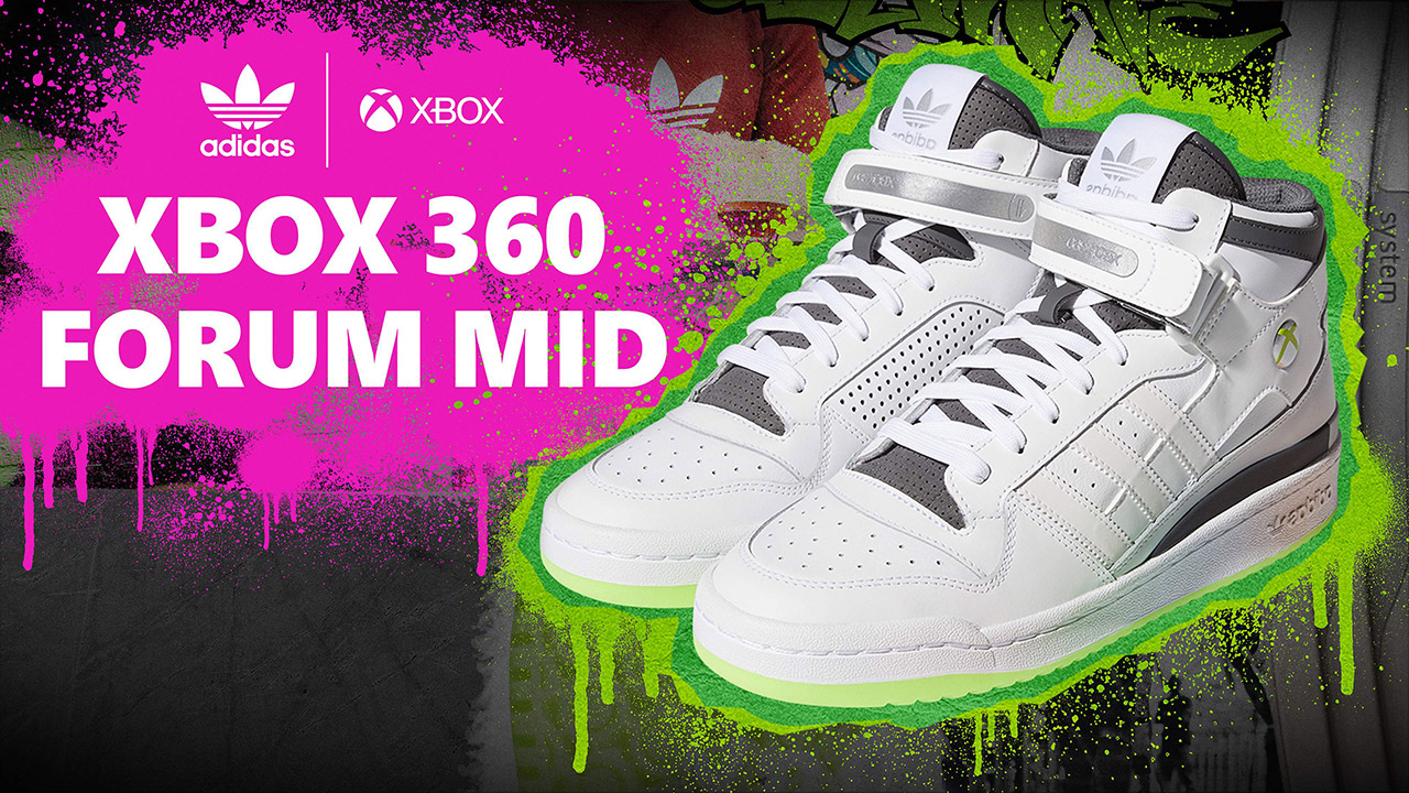 Adidas Microsoft Xbox 360 Forum Mid Sneakers
