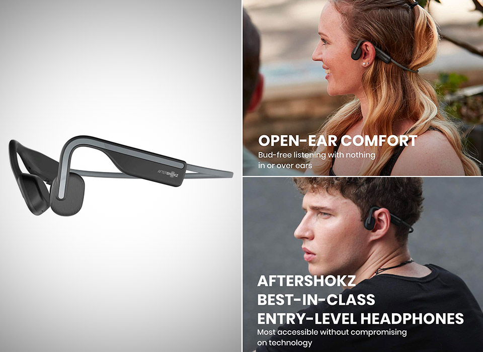 AfterShokz OpenMove Bone Conduction Headphones