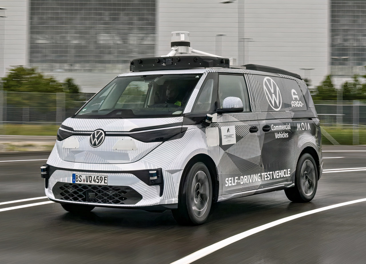 Argo AI and Volkswagen Unveil SelfDriving Electric ID. Buzz Robotaxi