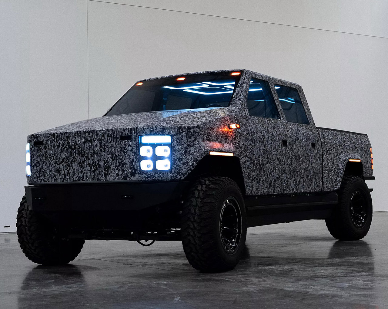 Atlis XT Electric Pickup Truck Prototype Cybertruck