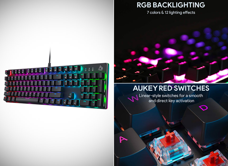 AUKEY KM-G12 RGB Mechanical Keyboard