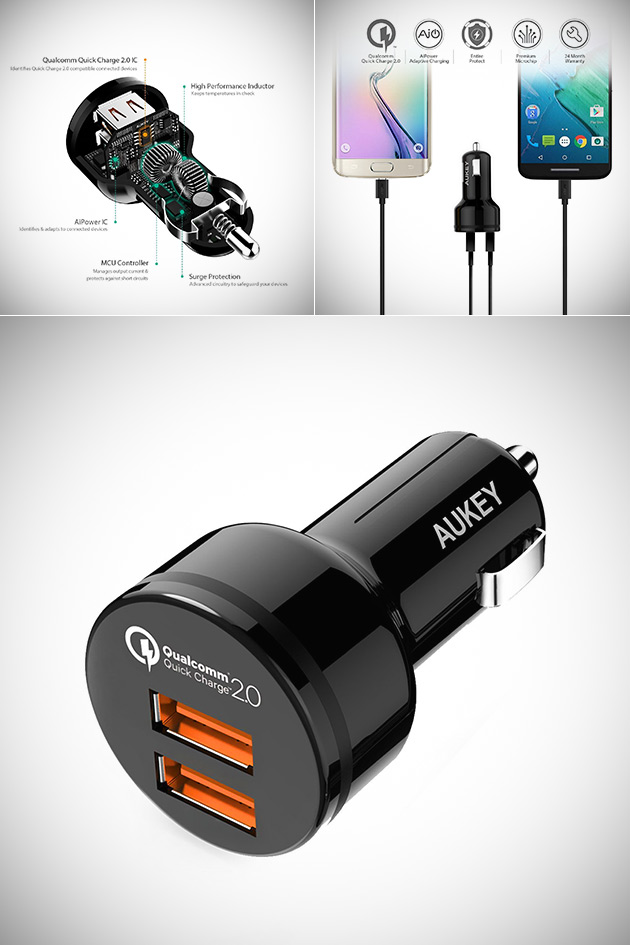 Aukey USB Car Charger
