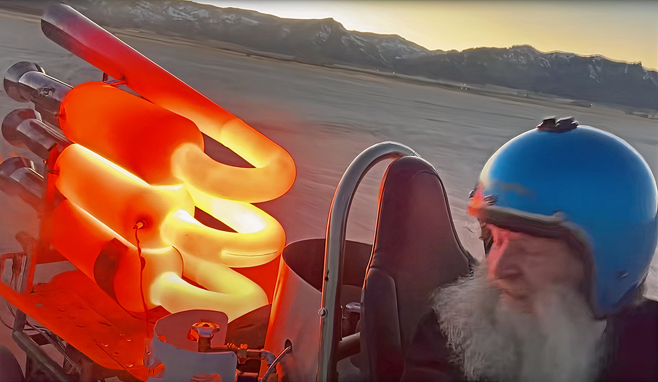 Bob Maddox Jet-Powered Go-Kart