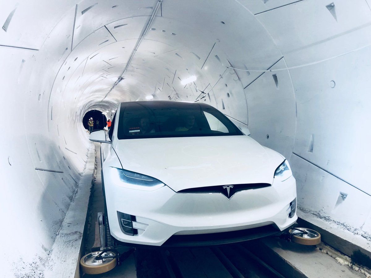 Boring Company First Tunnel