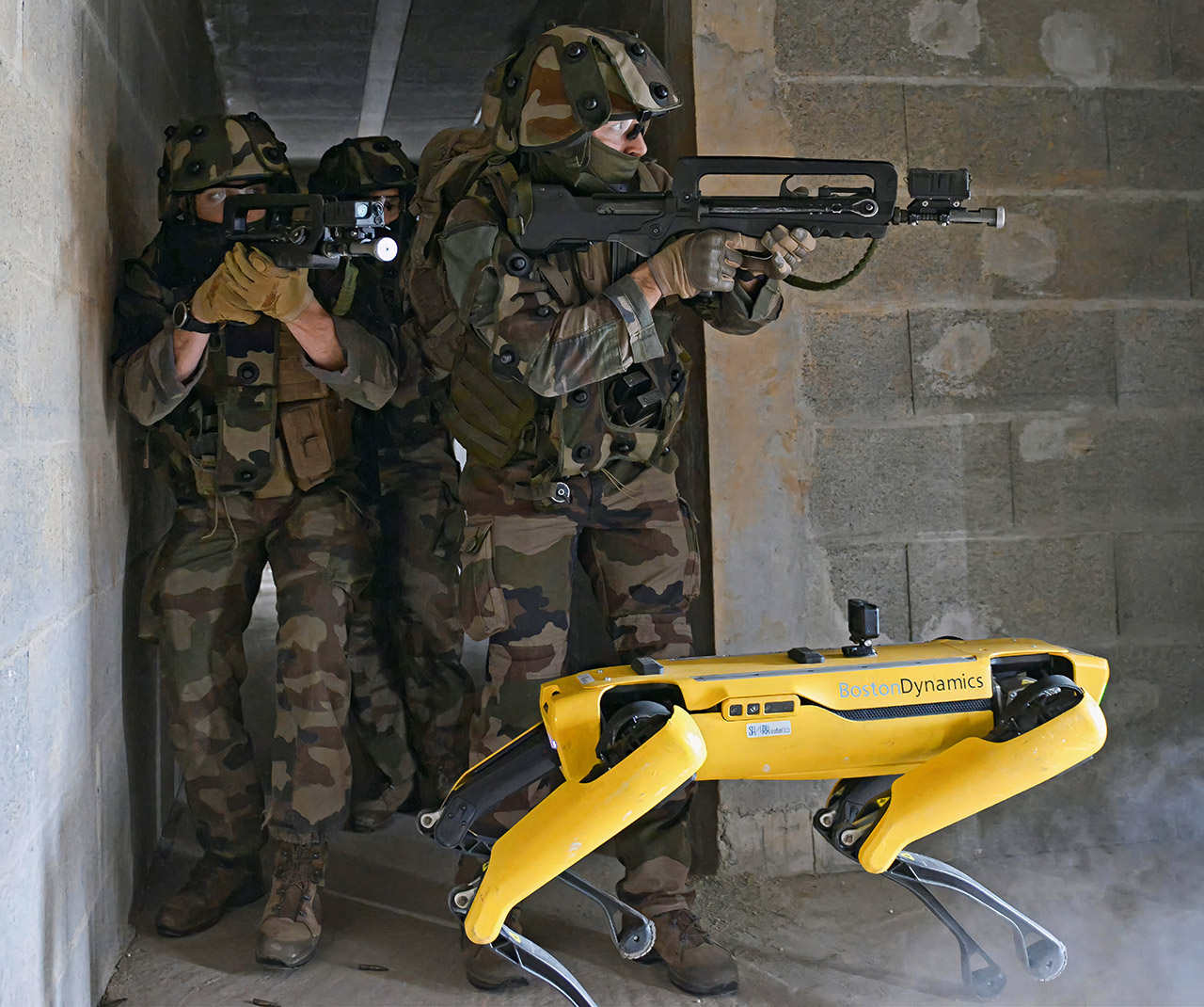 Boston Dynamics Spot Robot French Army