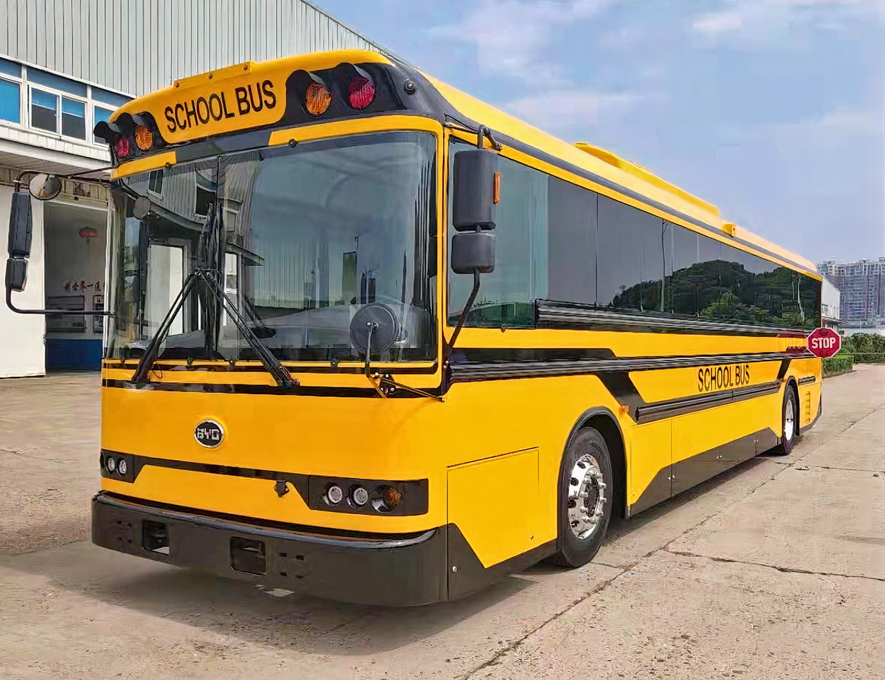 BYD Bi-Directional Charging Electric School Bus