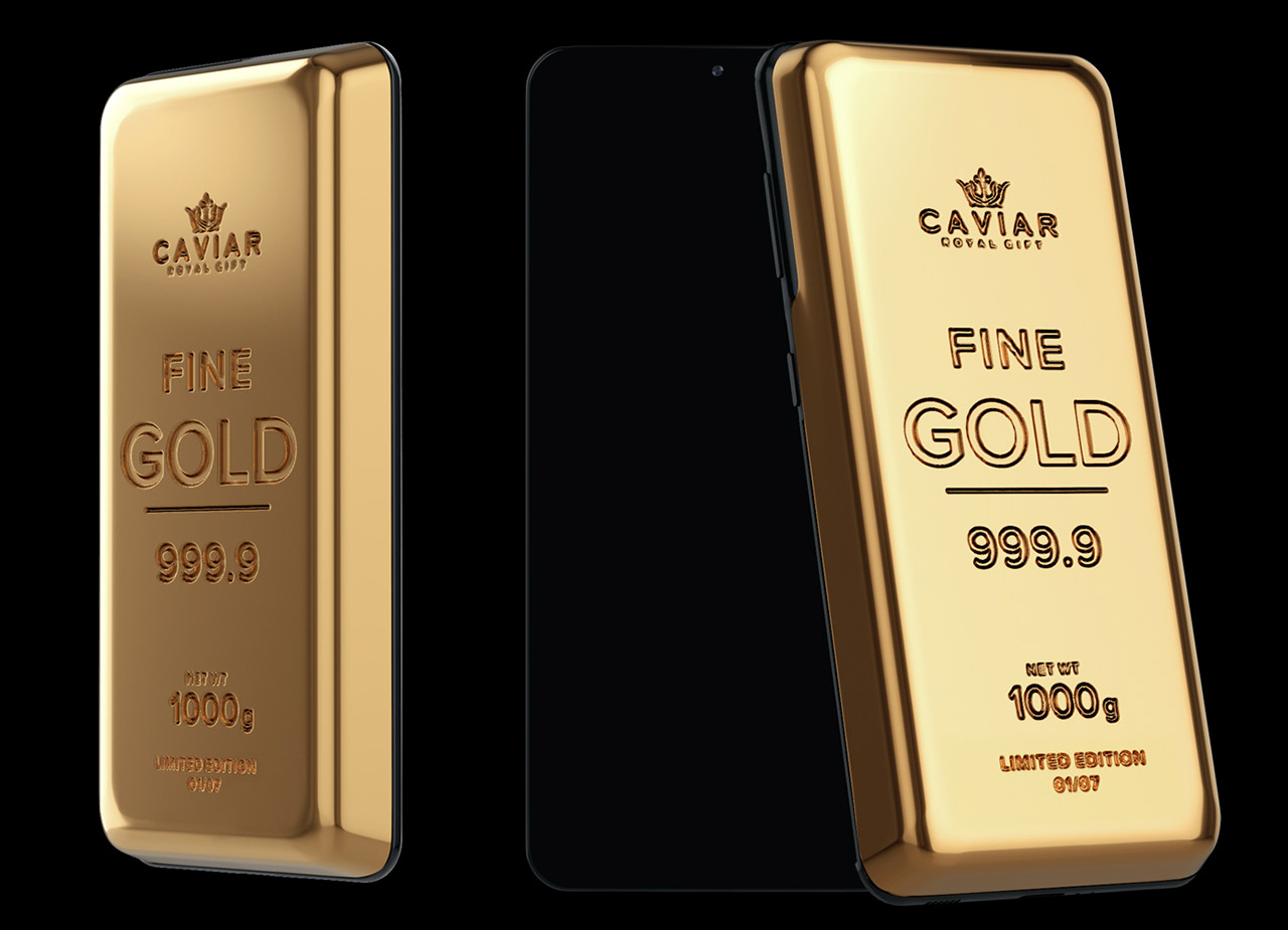 Caviar Goldphone Gold Bar Smartphone